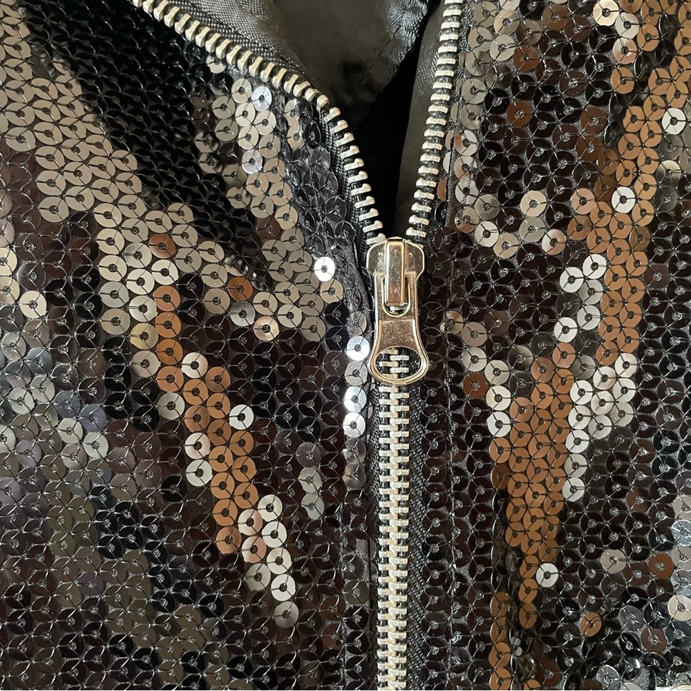 Weissman Black Sequin Jacket - image 7
